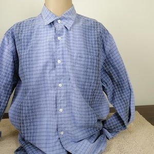 Tommy Bahama  Purple Stripe Button Down Shirt